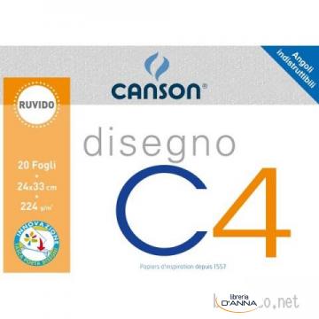 CANSON - ALBUM DISEGNO CANSON C4 SUPER 200GR 24X33