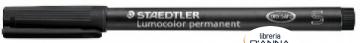 STAEDTLER ITALIA SPA - PENNARELLO LUMOCOLOR 313 NERO PUNTA S