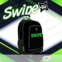 SWIPE - Zaino trolley swipe con scritta verde
