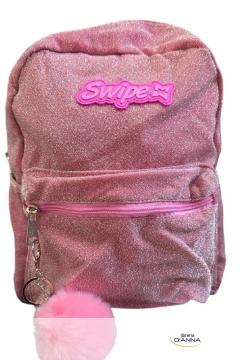 SWIPE - ZAINO GLITTERATO ROSA SWIPE