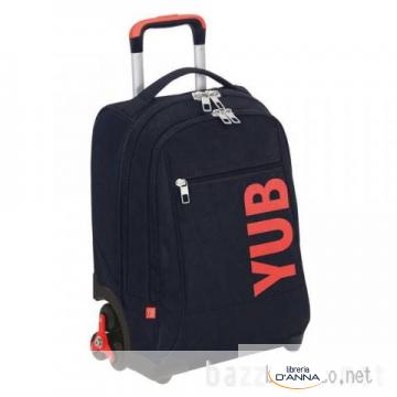 SEVEN - ZAINO TROLLEY yub arancio (SEVEN)