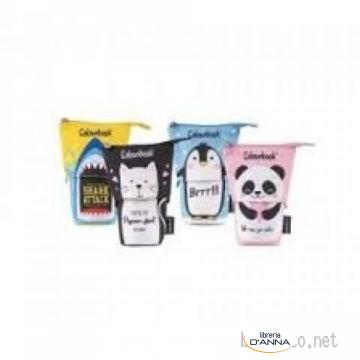 COLOURBOOK - ASTUCCIO UP & DOWN COLOURBOOK - BUSTINA PORTAPENNE SALISCENDI - 4 FANTASIE