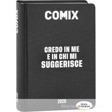FRANCO COSIMO PANINI EDITORE - AGENDA COMIX 16M STD BLACK&WHITE - 74087BW